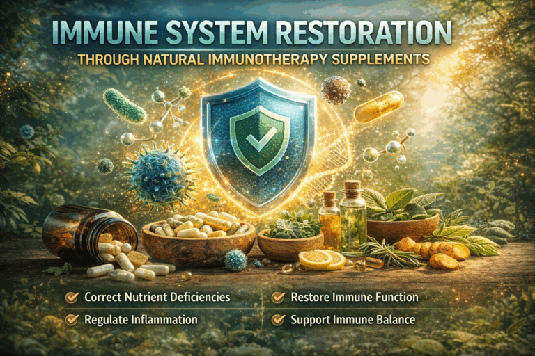 Immune System Restoration Through Natural Immunotherapy Supplements