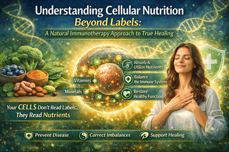 Understanding Cellular Nutrition Beyond Labels: A Natural Immunotherapy Approach to True Healing