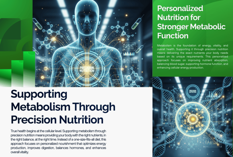 Supporting Metabolism Through Precision Nutrition