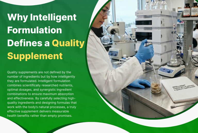 Why Intelligent Formulation Defines a Quality Supplement